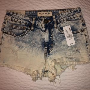 Bullhead Denim Shorts NWT Size 1 High Rise